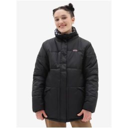 Бяло-черно жените шарени двустранно ватирани яке VANS - жени