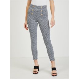 White-black women's patterned trousers ORSAY - Ladies