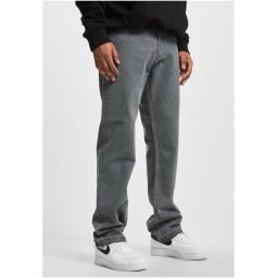 Men's Straight Loose Jeans Grey/Washed