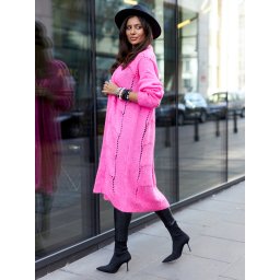 Pink cardigan By o la la cxp1126.hotpink