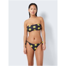 Yellow-black women's patterned bikini top Noisy May Sun - Women
