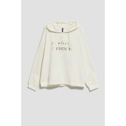 Marisse Women's Sweatshirt L-Bl-4008 Off White