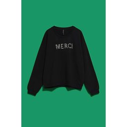 Marisse Women's Sweatshirt L-Bl-4007 Black