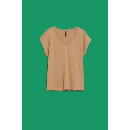 Marisse Women's T-Shirt L-Ts-4032 D.Beige