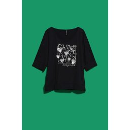 Marisse Women's T-Shirt L-Ts-4030 Black