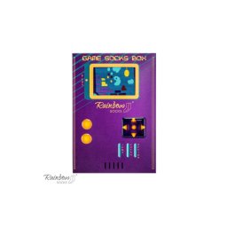 ZOOKSY/RAINBOW SOCKS Чорапи Rainbow за фенове на конзолни игри 2 чифта