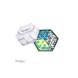 ZOOKSY/RAINBOW SOCKS Чорапи Rainbow с геометрични шарки 3 чифта