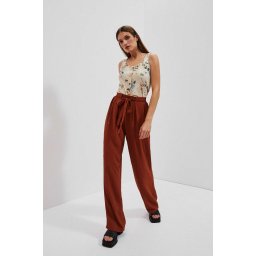 Marisse Women's Trousers L-Sp-4013 Brown