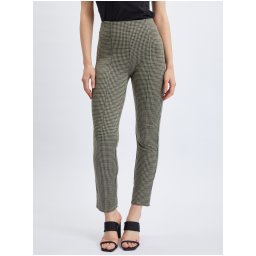 Orsay Green Women's Plaid Trousers - Women's