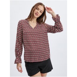Orsay White-Red Women's Patterned Blouse - Women's
