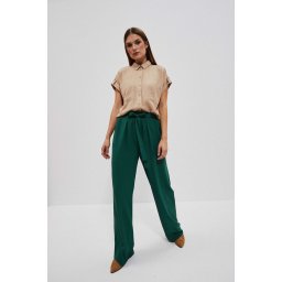 Marisse Women's Trousers L-Sp-4013 Palm Leaf