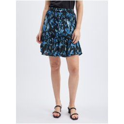 Orsay Blue-Black Women's Floral Skirt - Women's