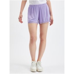 Orsay Light Purple Women's Lace Shorts - Women's
