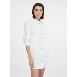 Orsay White Women's Denim Shirt Dress - Women's