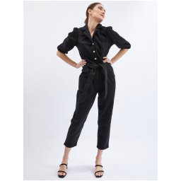 Orsay Black Women's Denim Jumpsuit - Women's