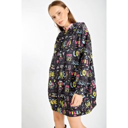 Bigdart 4125 Oversize Sweat Dress - Green