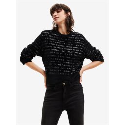 DESIGUAL SWEATER WOMAN BLACK