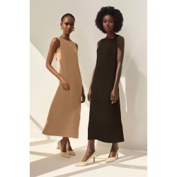 Trendyol черно-бежово 2-пакет Aerobin бельо с тъкани подплата рокля