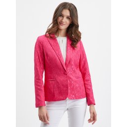 Orsay Pink Women's Patterned Blazer - Women's