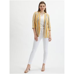 Orsay Orange Women's Striped Linen Blazer - Women's