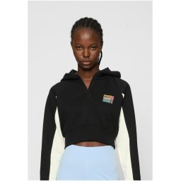 Women's Cropped Hoodie Dangerous DNGRS Hoody Wallart Black