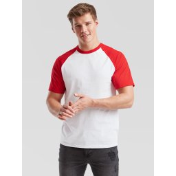 White Baseball Fruit of the Loom T-shirt