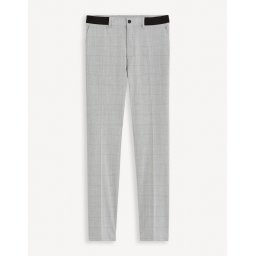 Celio Plaid Trousers Fonoel - Men's