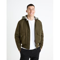 Celio Bomber Jacket with Hood, Fujameshoo - Mens