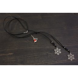 Дамско колие Снежинки