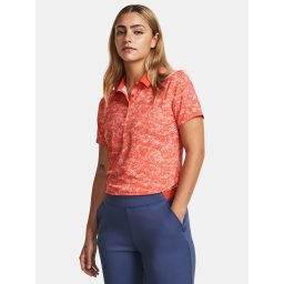 Under Armour T-Shirt UA Playoff Printed SS Polo-RED - Women