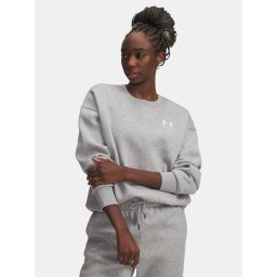 Under Armour Sweatshirt Essential Flc OS Crew-GRY - Women's
