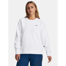 Under Armour Sweatshirt Unstoppable Flc Crew-WHT - Women