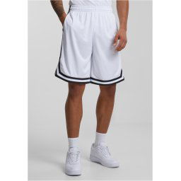 Stripes Mesh Shorts whtblkwht