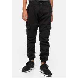 Boys' Cargo Jogging Pants Black