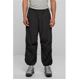 Nylon parachute pants black
