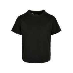Girls' T-shirt Basic Box black