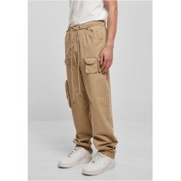 Asymmetrical union trousers beige