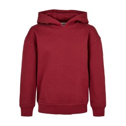 Girls' Organic Hoodie Burgundy