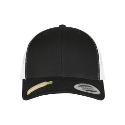 YP CLASSICS RECYCLED RETRO CARGO CAP 2-TONE BLK/WHT.