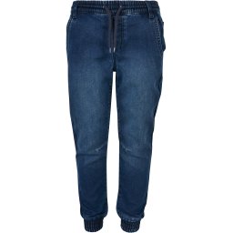 Boys Knitted Denim Jogpants blue washed