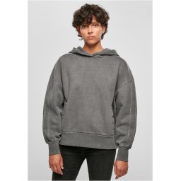 Ladies Heavy Terry Garment Dye Hoody darkshadow