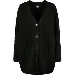 Women's robust knitted sweater black