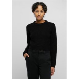 Women's short sweater UC - black
