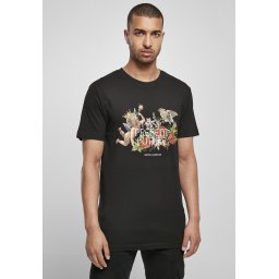 Black T-shirt from the past, present and future