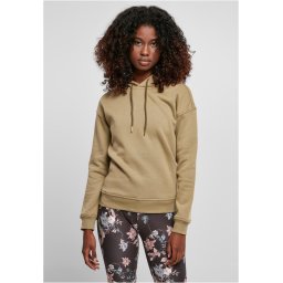 Women's khaki hooded