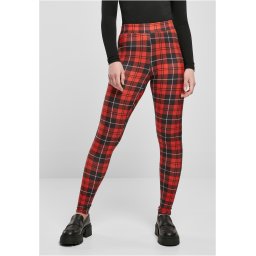 Women's Soft AOP Leggings in Red Cut