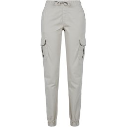 Women's Cargo Jogging Pants High Waisted Concrete