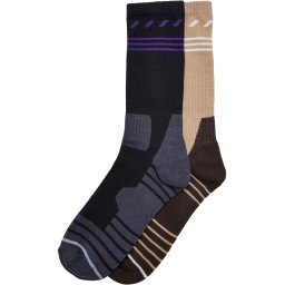 Hiking Performance Socks 2-Pack Black/Unionbeige