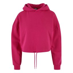 Women's oversized hoodie hibiskuspink