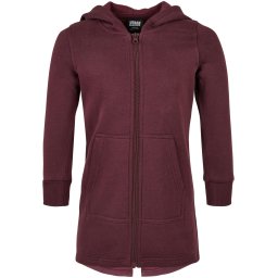Girls Sweat Parka redwine